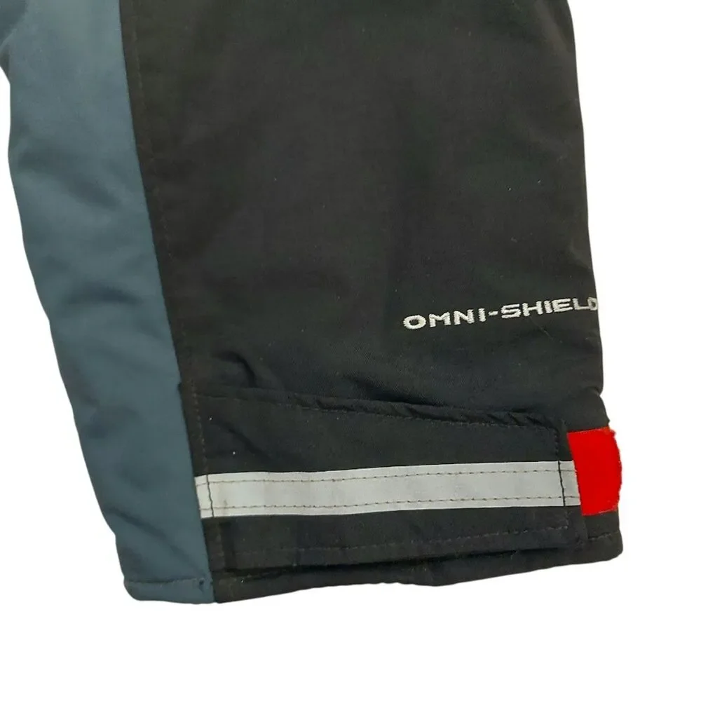Columbia Kids Jacket 8 Red Gray Insulated Water Resistant Omni-Shield Winter